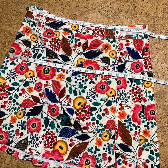 Rip Skirt Hawaii Cover Up Activewear Floral Wrap Skirt Length 2 in Size Small - Picture 10 of 11